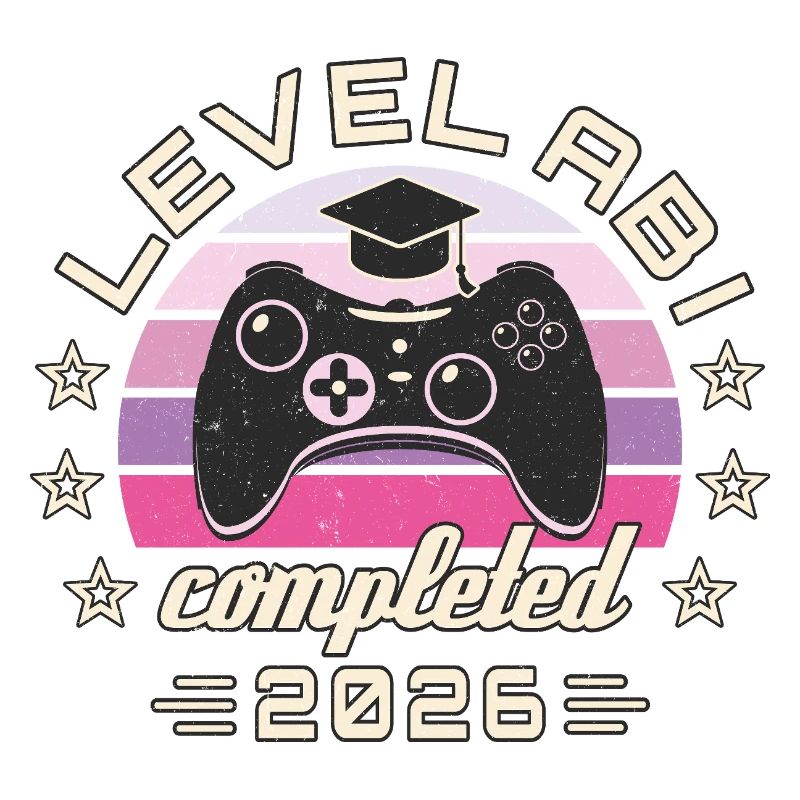 Abitur 2026 - Level Abi Completed Geschenkidee
