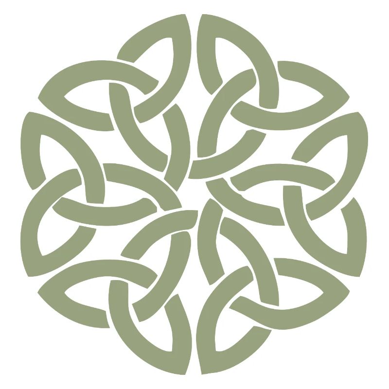 Circular Celtic Knot Interlace