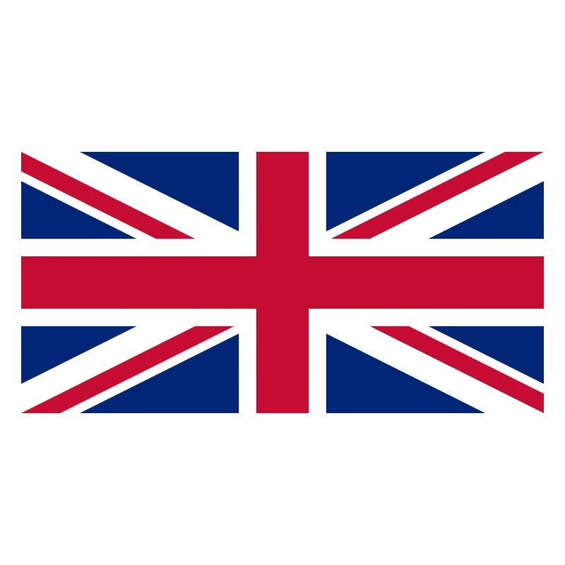 Red White Blue British Union Jack Flag