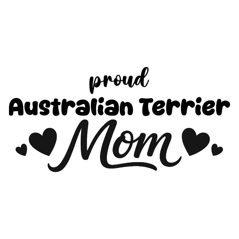  Stolze Aussie Terrier Mutter, Australischer