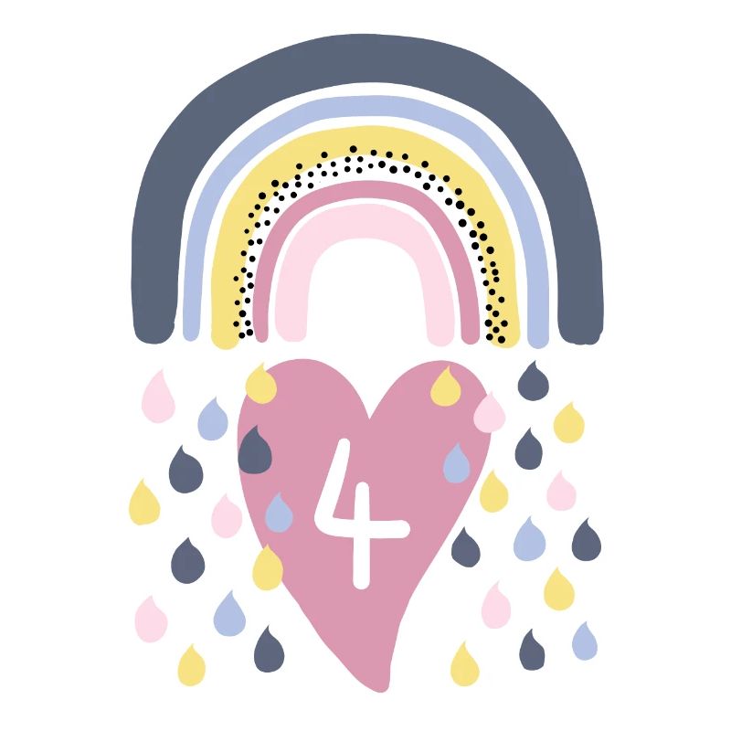 Regenbogen 4. Geburtstag