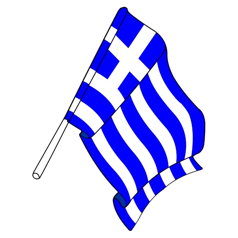 Drapeau de la Grèce