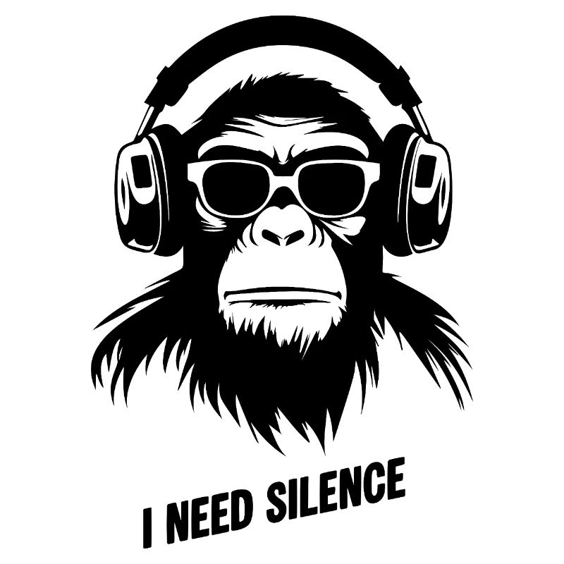 Singe et silence