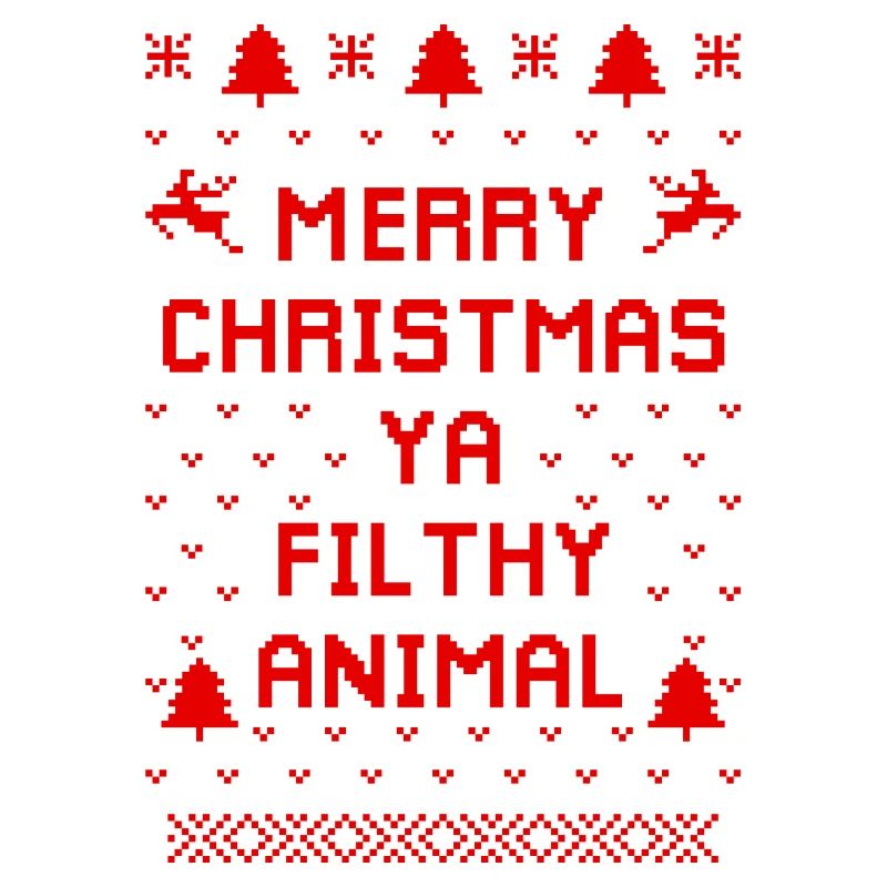 Humorvoller Weihnachts-Tierpullover