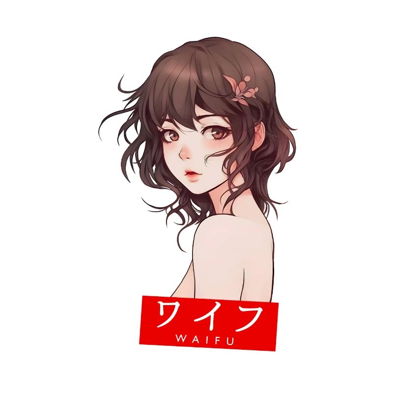 Breloque anime avec un accent floral