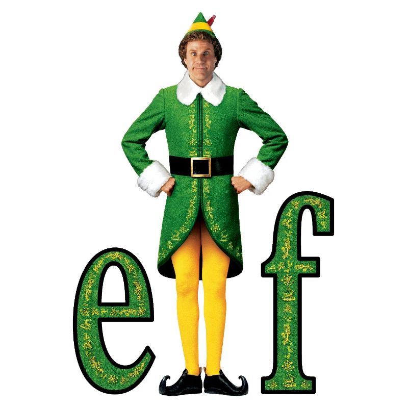 Buddy The Elf Lettering With Buddy
