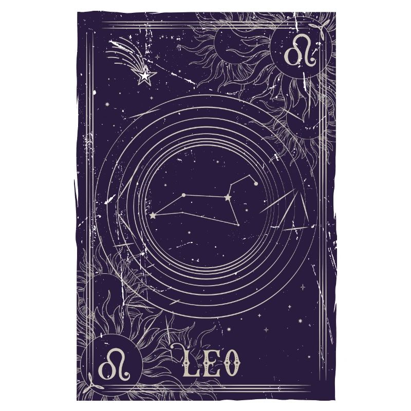 Leo Constellation Night Sky