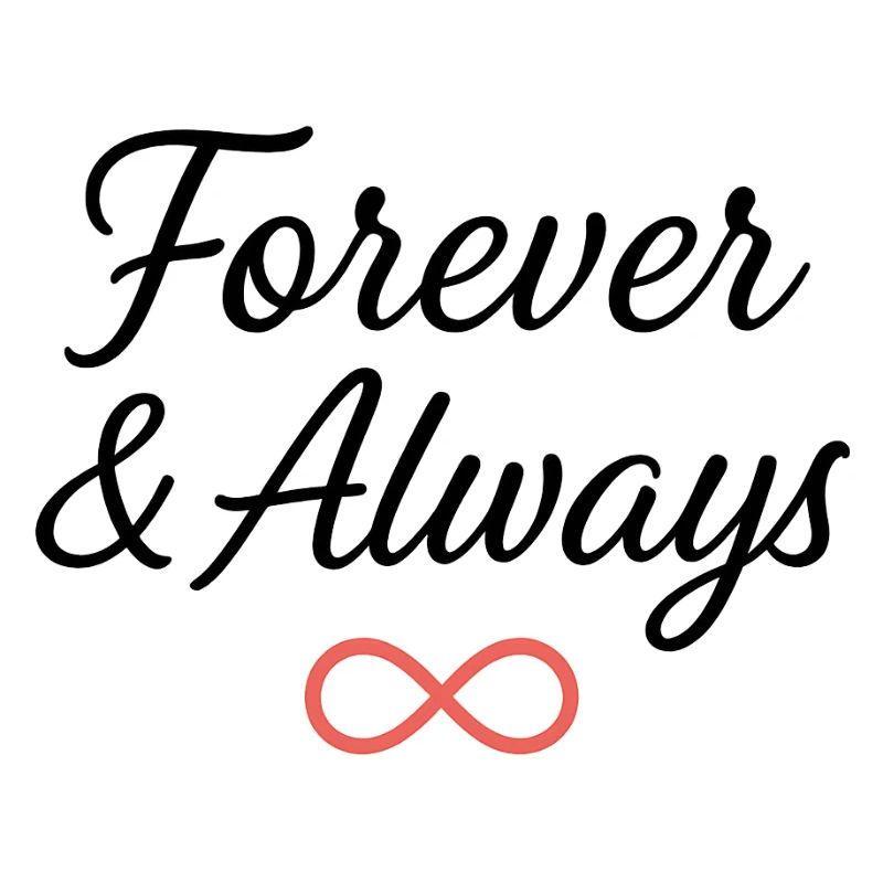 Conception de typographie de symbole de l’infini éternel