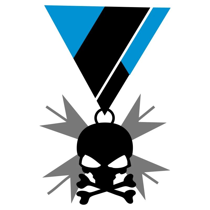 Médaille Skull Skull and Bones