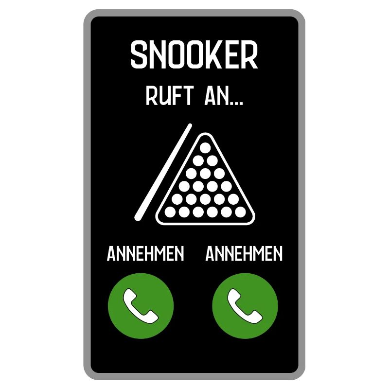 Snooker ruft an