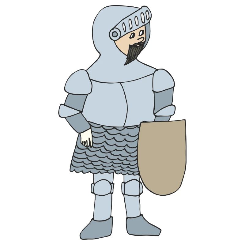 Chevalier de style médiéval