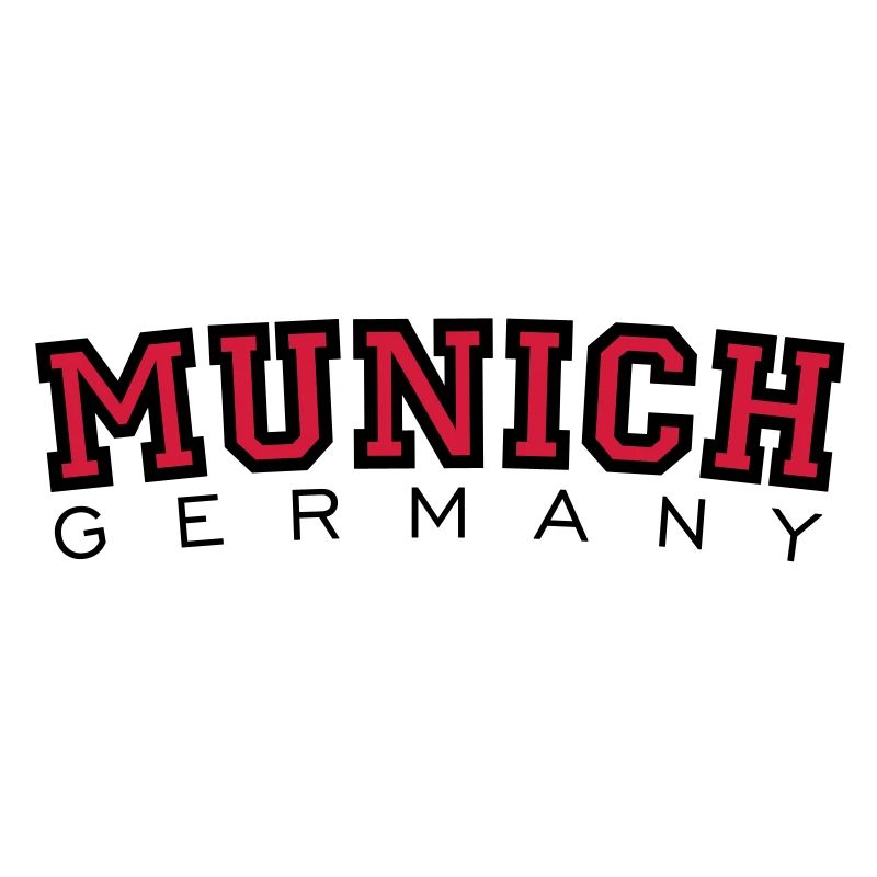 München Munich Germany (Schwarz/Rot)