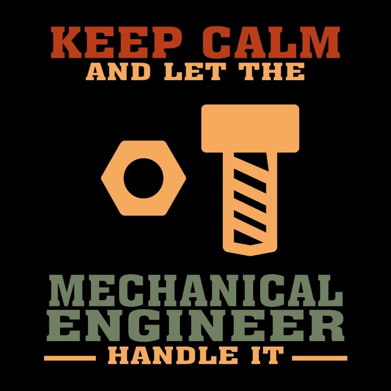 Funny Mechanical Engineer Tshirt, Keep Calm