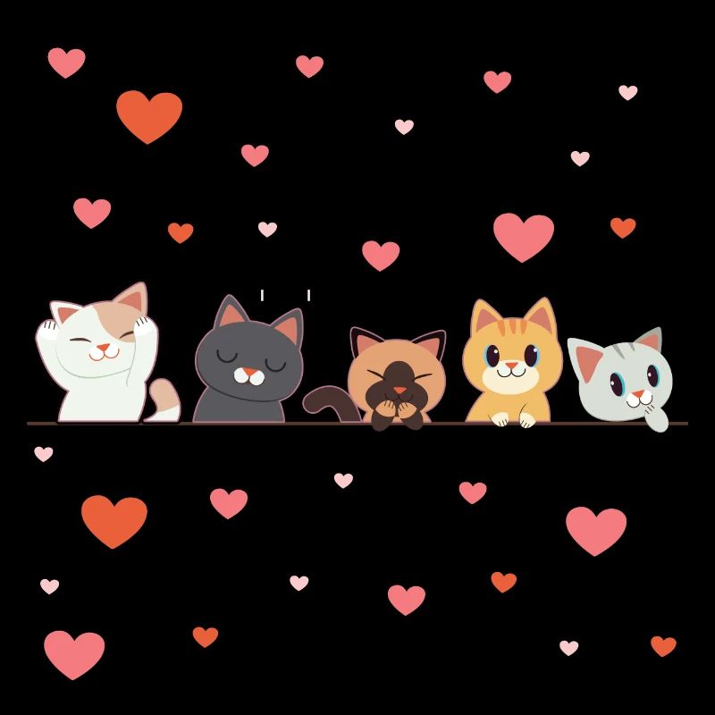 Cats gang mask face mask cloth mask cat