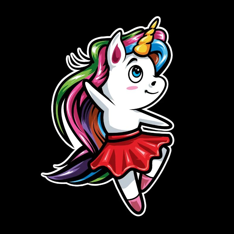 Ballerine licorne