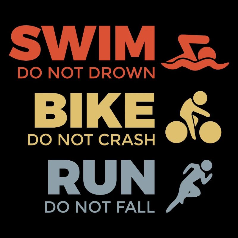 Motivierender Triathlet Spruch