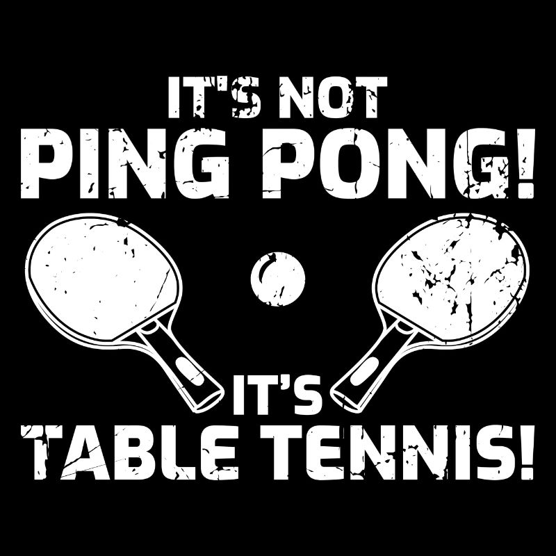 Blague sur le tennis de table