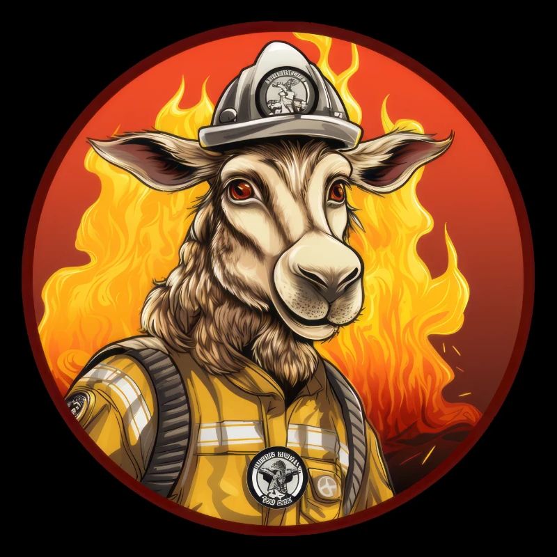 Feuerwehr Kuh
