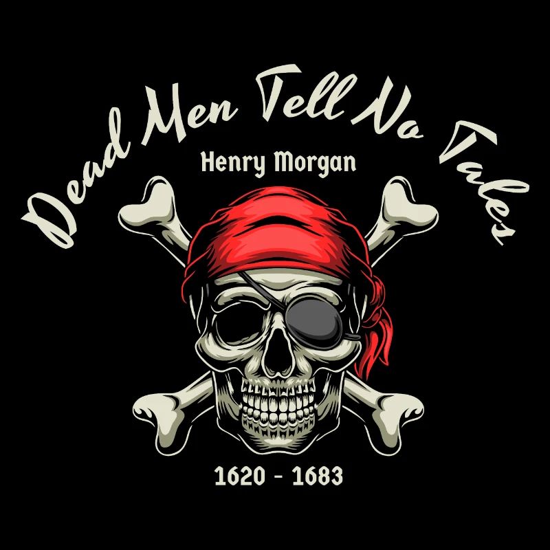 pirate skull sea ocean