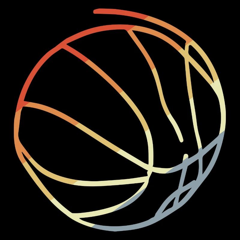 Basketball Retro Stil
