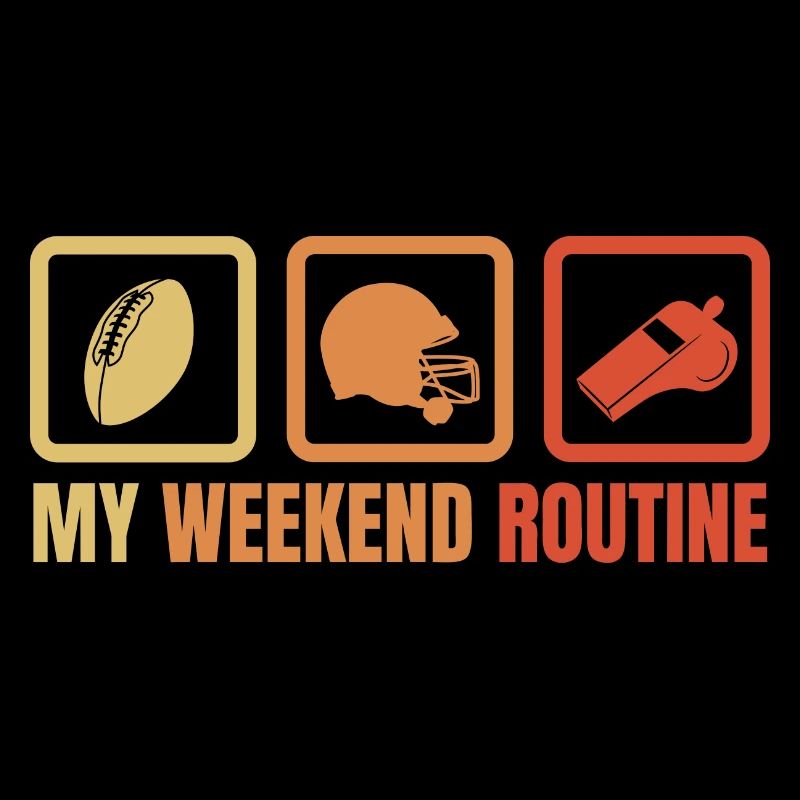 Footballer Wochenendroutine