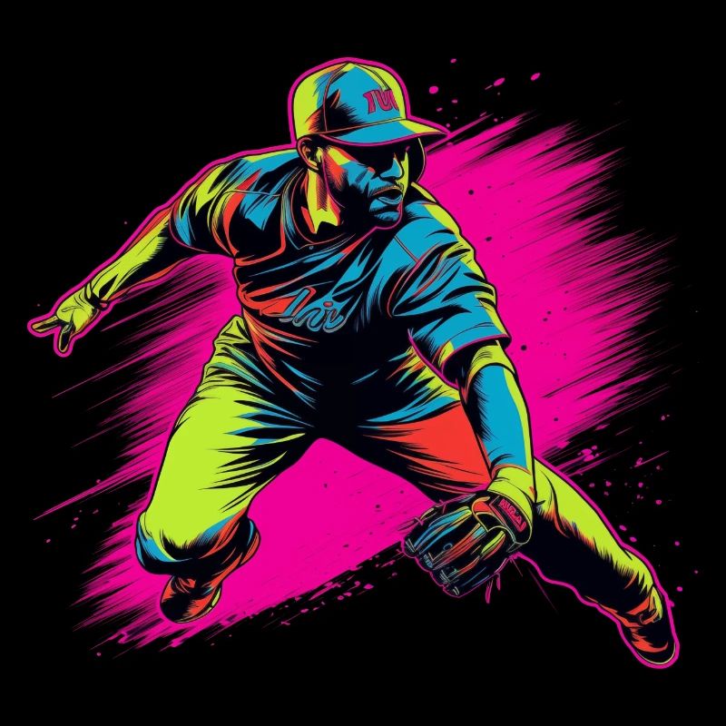 Joueur de baseball Steamwave