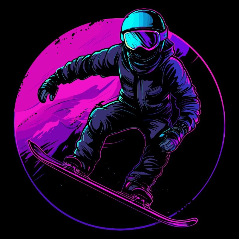 Snowboarder Illustration
