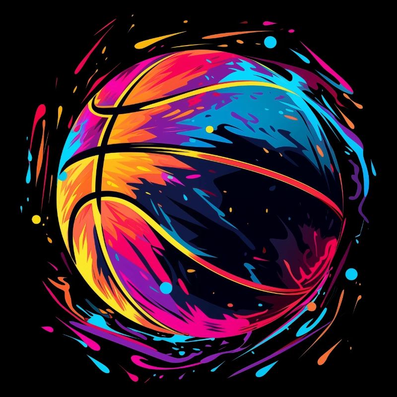 Basket-ball rétro Vaporwave