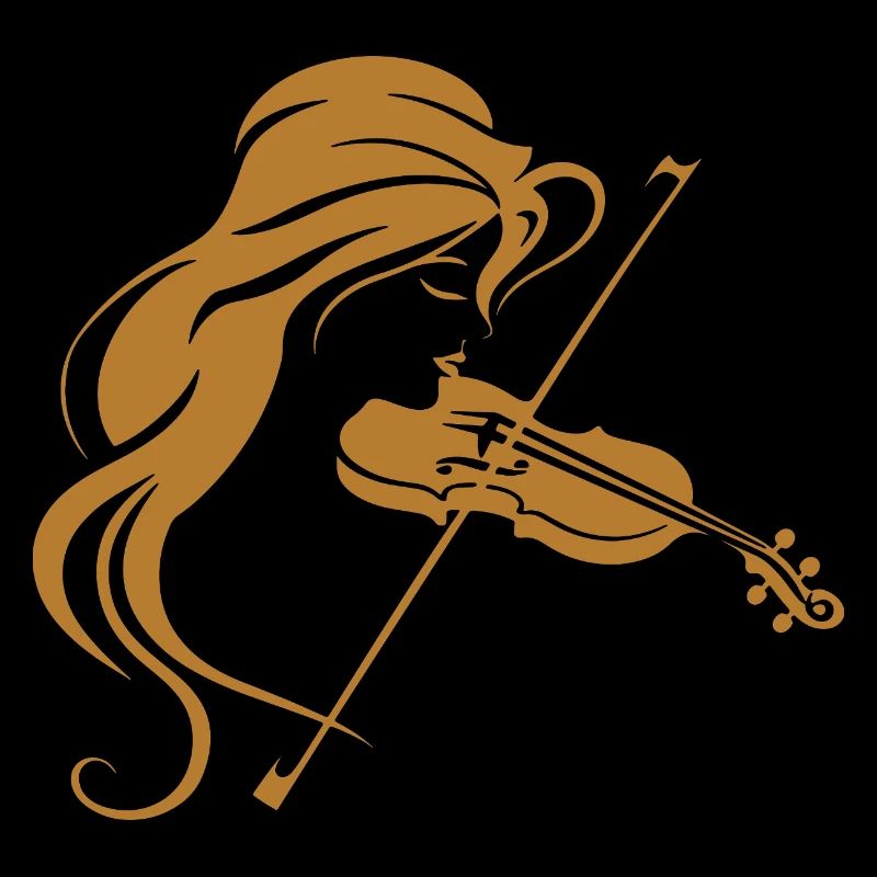 Graphisme de violoniste