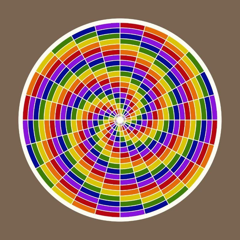 Farbige Spirale Kunstgestaltung