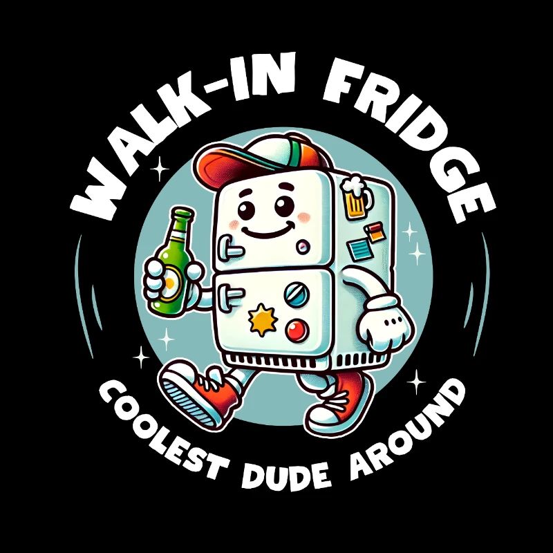 Walk-in Fridge Le mec le plus cool du monde : bière de fête