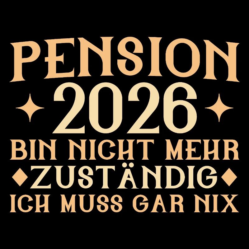 Pension 2026 - No longer responsible - Retired