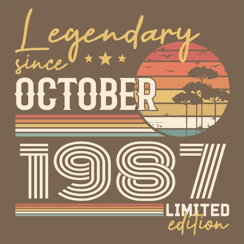 October 1987 Gift - Awesome Since October 1987