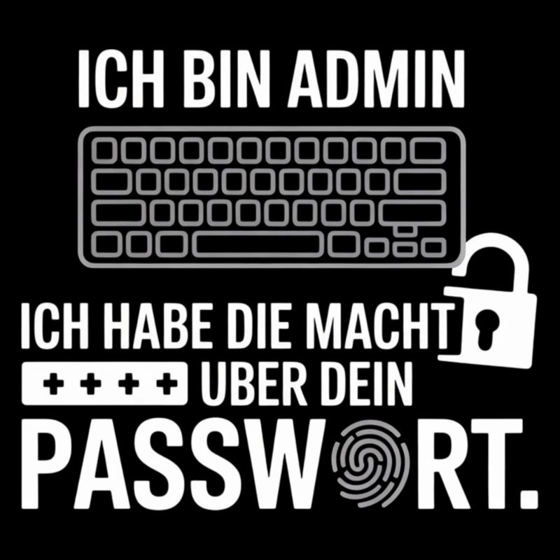 Admin mit Passwortsicherung Motiv