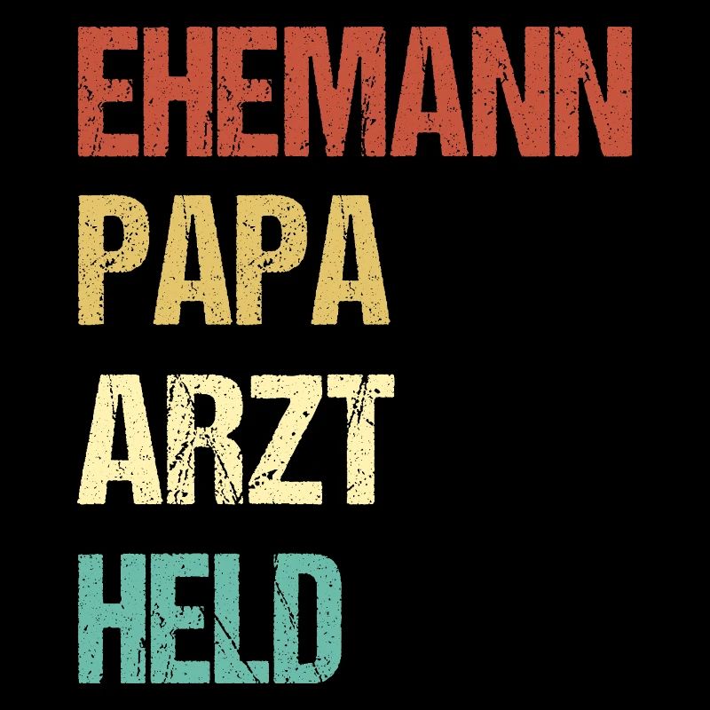 Ehemann Papa Arzt Held Shirt