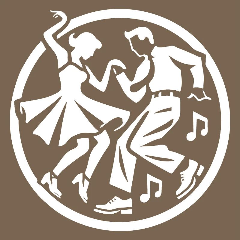 Conception de silhouette rock 'n' roll