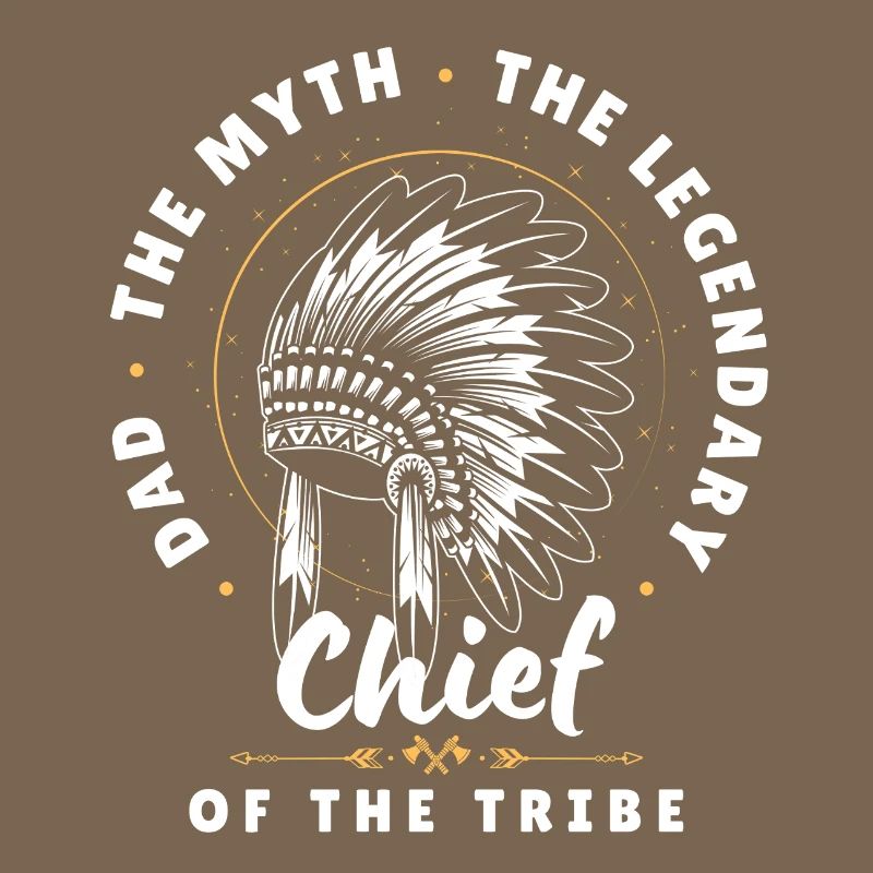 Conception de la coiffe du père chef de la tribu