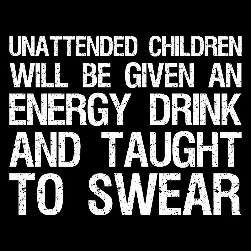 unattended children will be given an energy drink