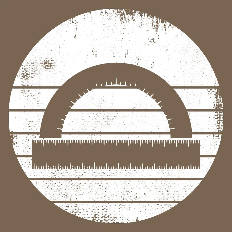 Semi-circular protractor