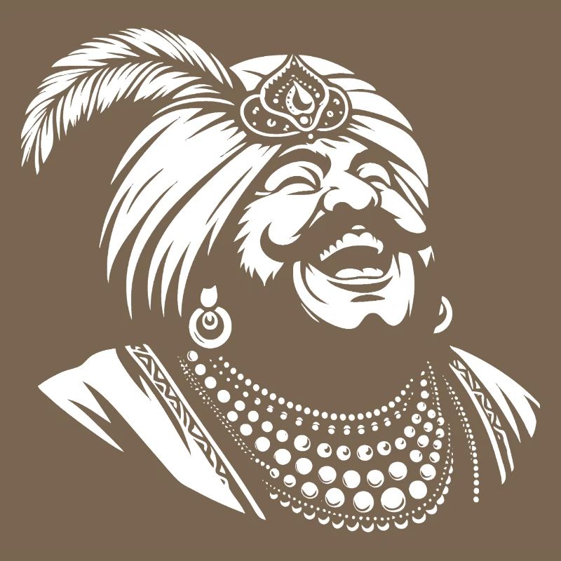 Lachender Ali Baba Design