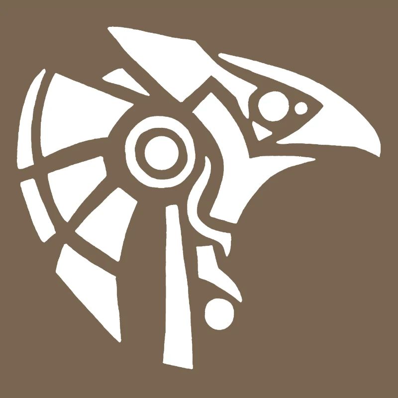 Dieu égyptien Horus (blanc)