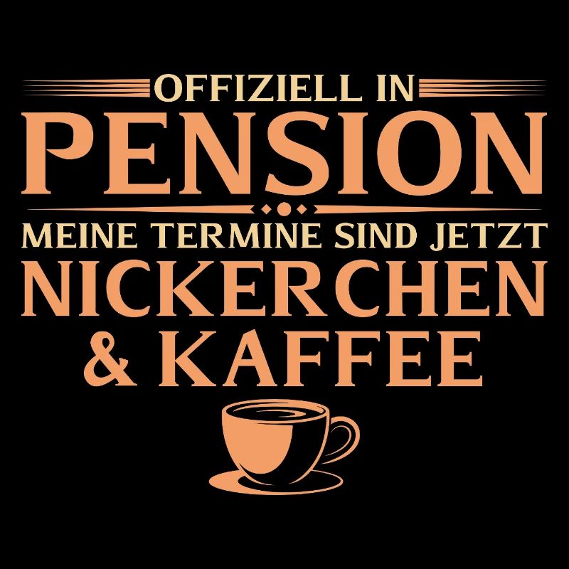 Pension Nickerchen und Kaffee - Pensionär