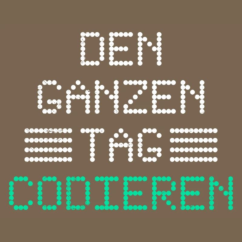 Nerd Computer DEN GANZEN TAG CODIEREN LUSTIG
