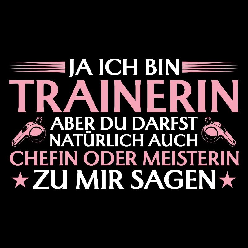 Trainerin Chefin oder Meisterin - Fußballtrainerin