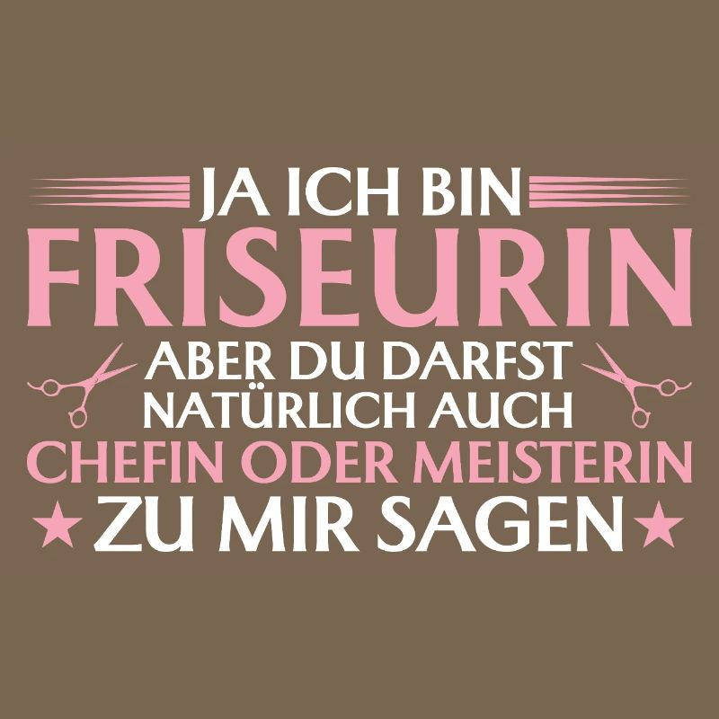 Friseurin Chefin oder Meisterin