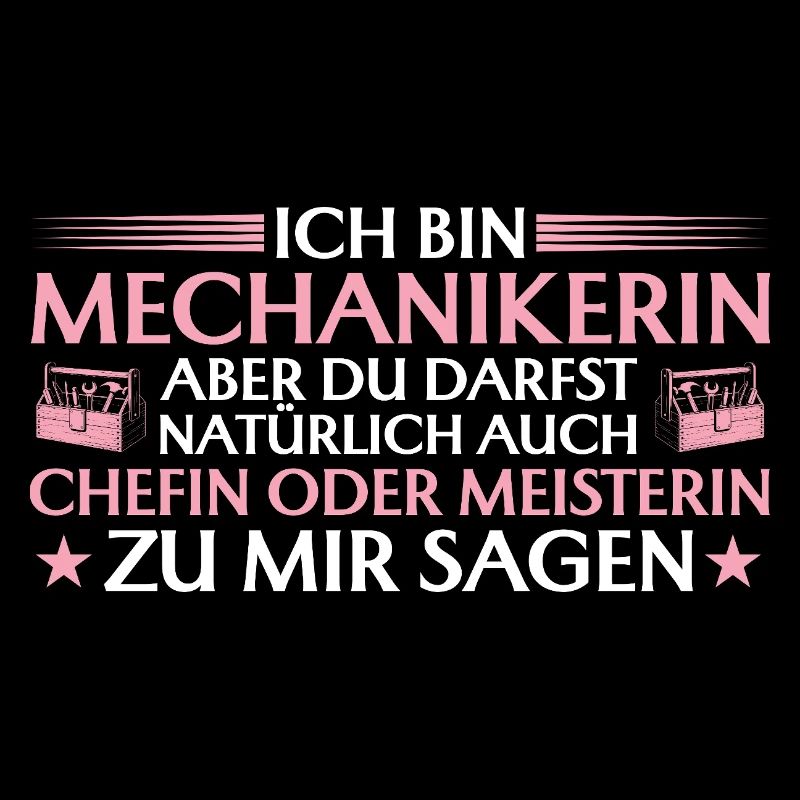 Handwerkerin Chefin oder Meisterin - Mechanikerin