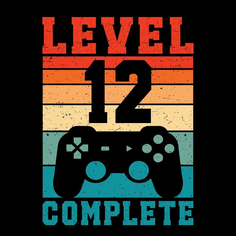 12th Birthday Level 12 Complete 12 Years Gamer