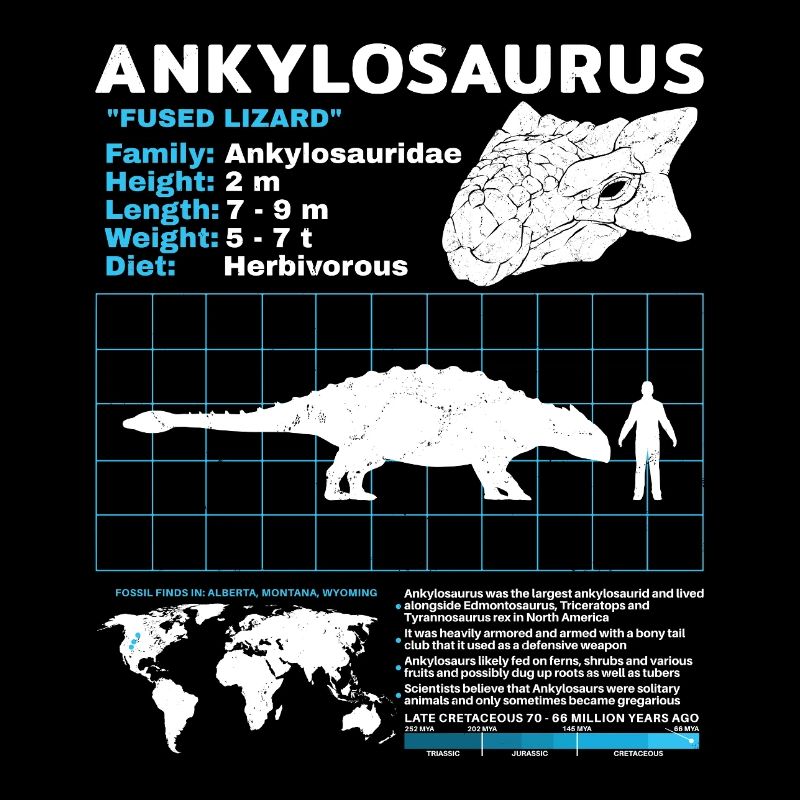 Fiche d’information sur l’Ankylosaurus