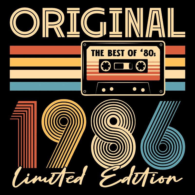 40th birthday, 40 years, original 1986