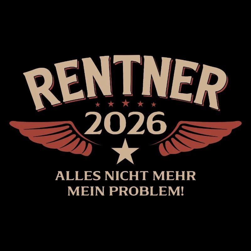 Rente 2026 Geschenk Mann Rentner Ruhestand Lustig